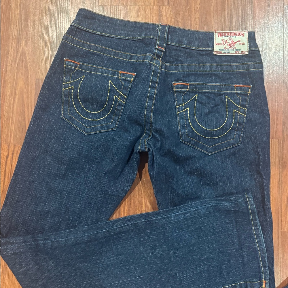 True Religion Women's Dark Blue Boot Cut Jeans